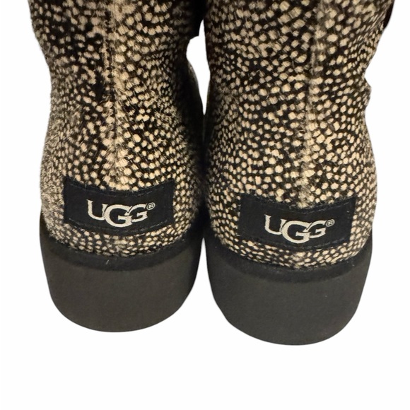 UGG Shala Genuine Calf Hair Wedge Boots Women's Size 9 - Picture 7 of 14